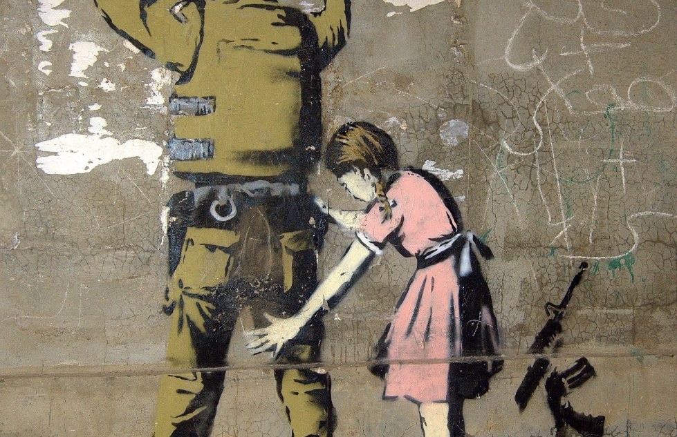 Граффити Бэнкси в Вифлееме