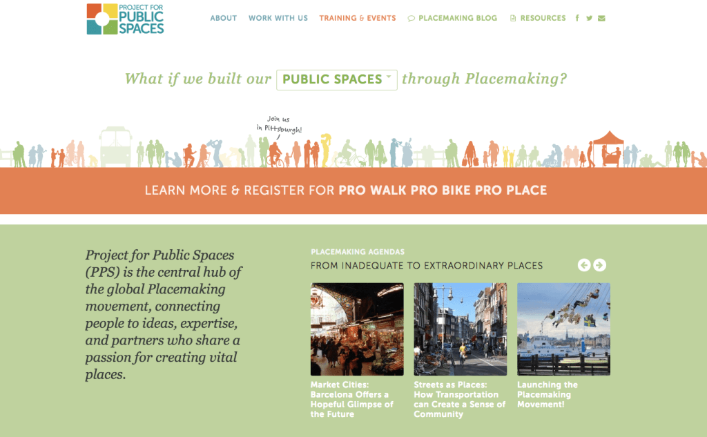 Фрагмент интерфейса сайта PPS