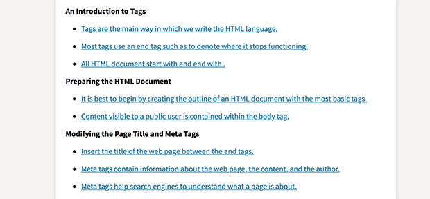 HTML for beginners