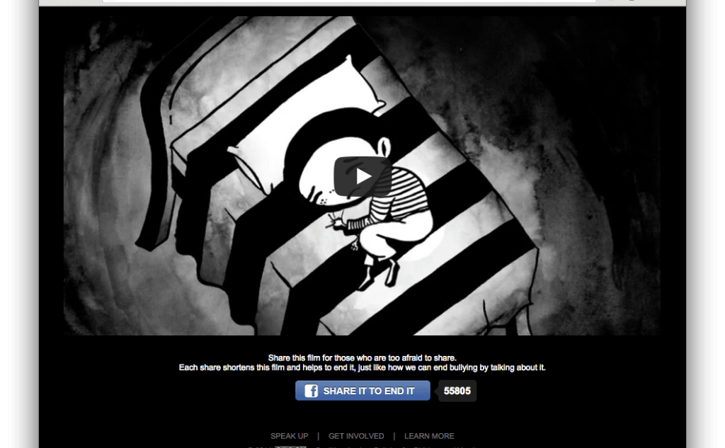 Фрагмент страницы Share it to end it