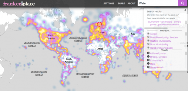 Фрагмент сайта Frankenplace