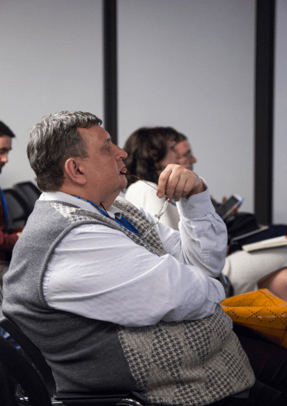 Участник митапа. Фото: Фёдор Корниенко.