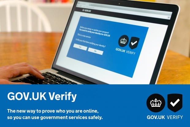Фрагмент раздела GOV.UK Verify.