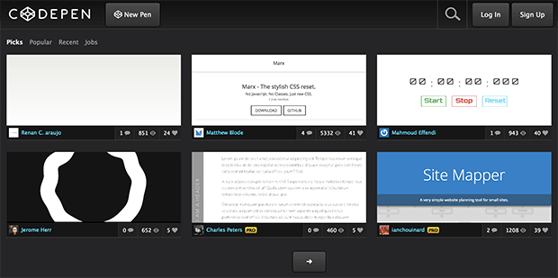 Изображение: codepen.io