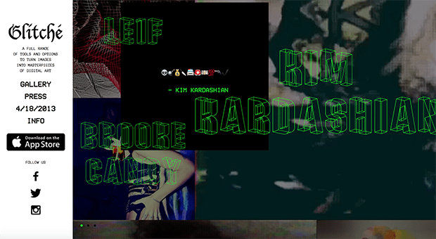 Сайт glitche.com