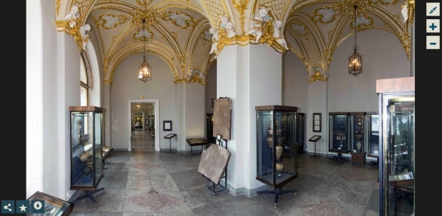 Эрмитаж. Зал эпохи бронзы. Панорамный обзор.