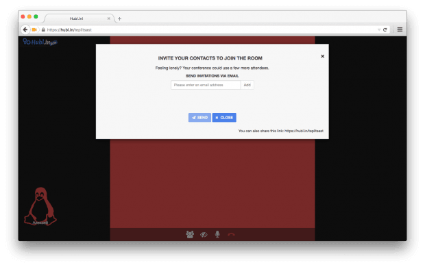 Фрагмент видеоконференции Hubl.in.