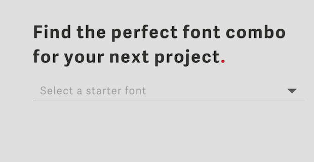Сервис Typegenius поможет вам подобрать идеальное сочетание шрифтов для проекта.