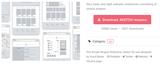 Простые формы для Sketch