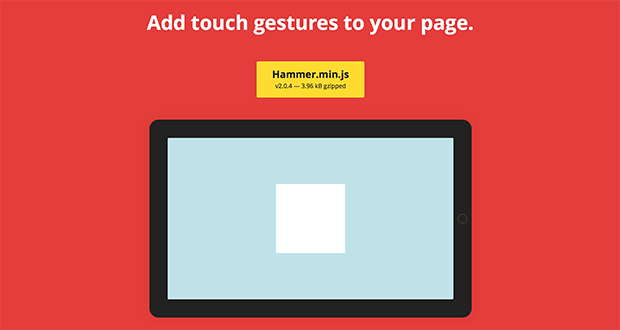 Hummer.js: добавление тач-жестов