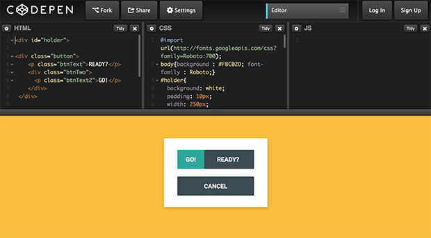 Кнопка с эффектом при наведении