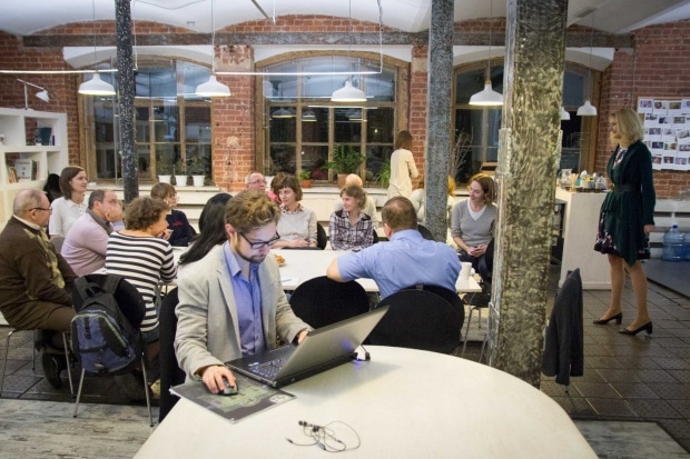 Участники митапа. Фото: Фёдор Корниенко.