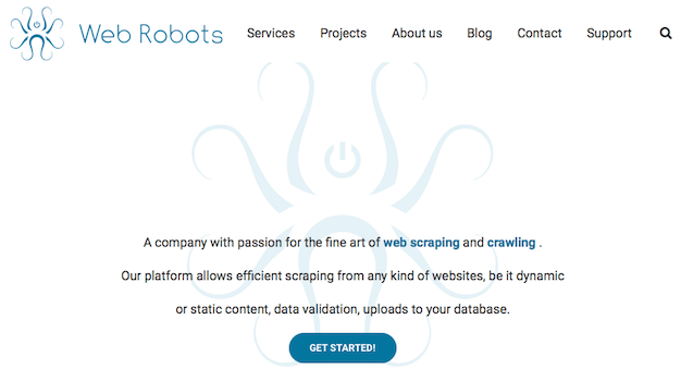 Web Robots – инструменты для извлечения данных со страниц в Интернете