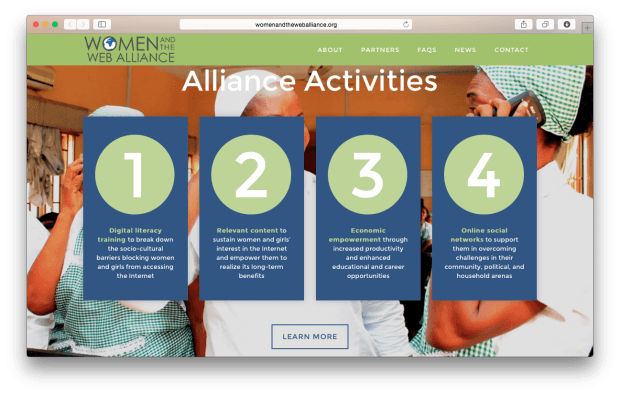 Женщины и веб – новый международный альянс
