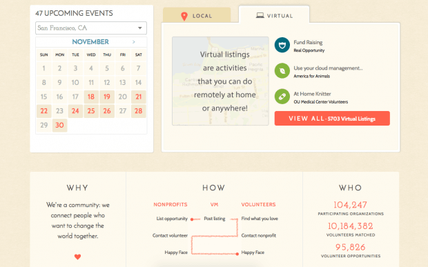 VolonteerMatch – международная платформа для волонтеров