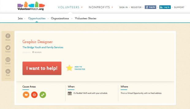 VolonteerMatch – международная платформа для волонтеров