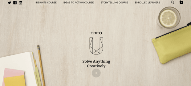 Платформа с онлайн-курсами IDEO U.