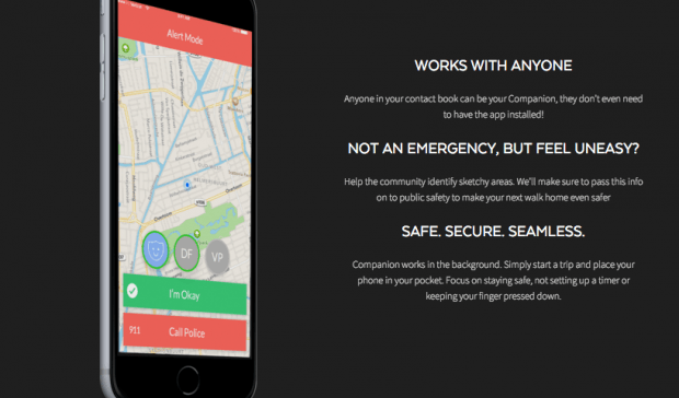 Фрагмент приложения Companion.