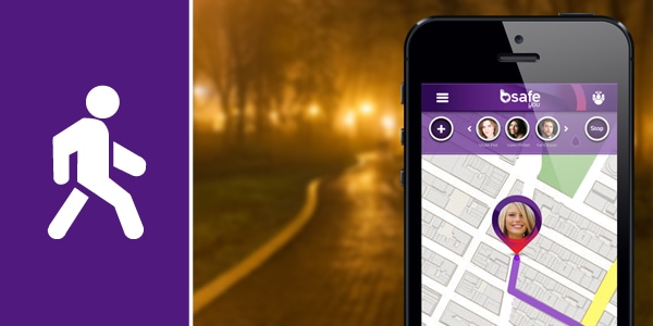 bSafe – мобильное приложение для обеспечения личной безопасности пользователя, друзей и семьи