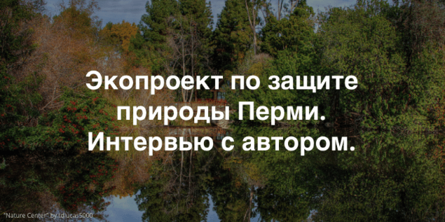 Природа Перми под защитой: итоги первого года проекта, победившего на хакатоне