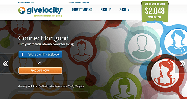 Givelocity. Изображение: givelocity.com