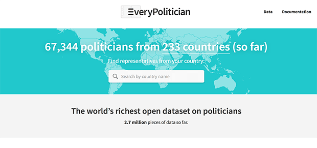 EveryPolitician. Изображение: everypolitician.org