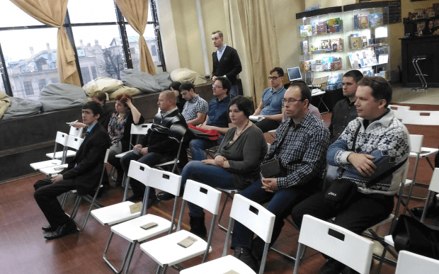 Участники Open Data Day в Ульяновске. Фото: Надежда Дерябина. 