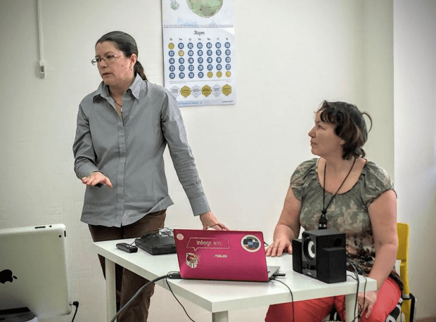 Надежда Баглей и Елена Плешкова. Фото: Иван Печищев.