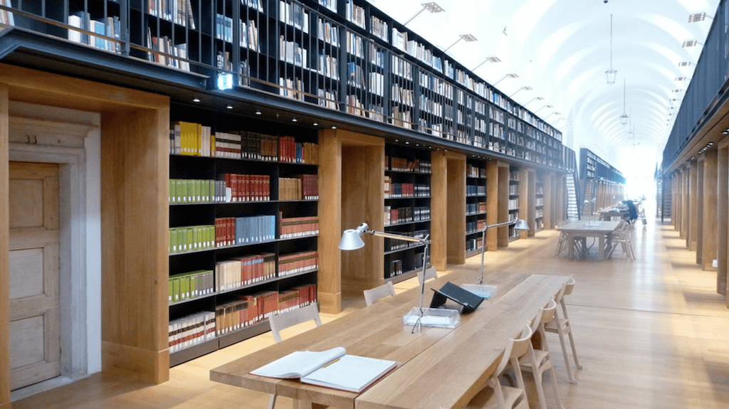 Библиотека Giorgio Cini Foundation в монастыре San Giorgio Maggiore в Венеции. Фото: Alex Watkins. Flikr. (CC BY 2.0).
