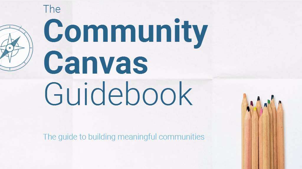 Рабочая тетрадь поможет активистам создать сообщество, основанное на доверии и взаимоуважении. Изображение: скриншот с сайта community-canvas.org