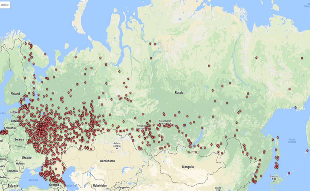 Направленность на развитие регионов – определяющая характеристика всех выбранных организаций. Данные по количеству региональных партнеров были взяты с сайтов организаций на октябрь 2017 года.