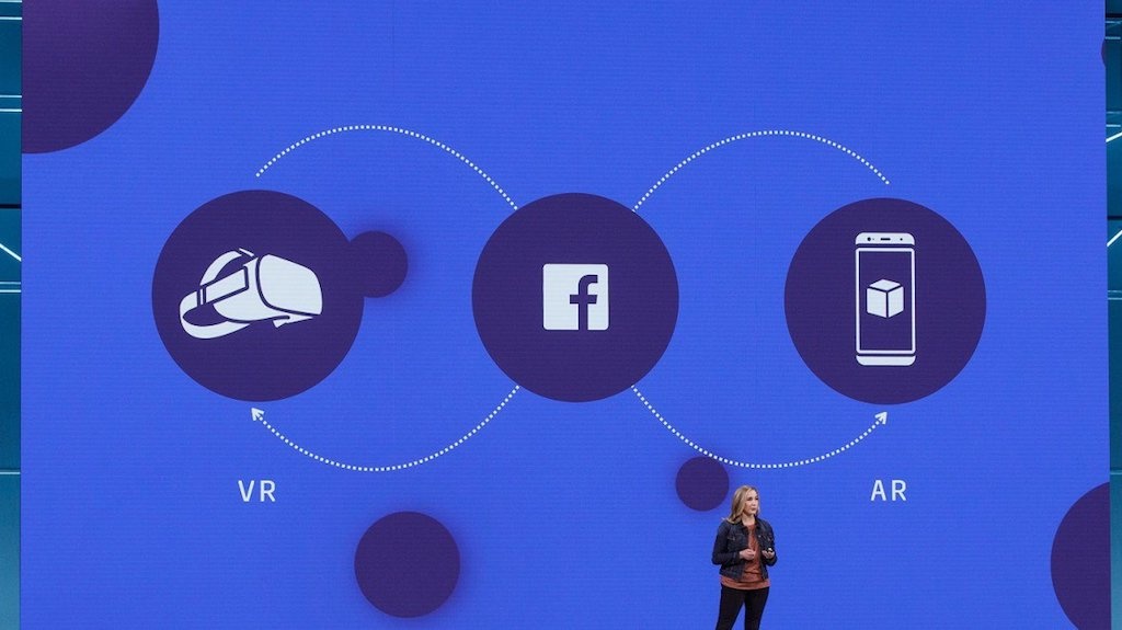 Используя фотографии и видеоролики, снятые в одном месте и загруженные в Facebook, компания может использовать технологии искусственного интеллекта (AI) для создания 3D-пространства. Фото с презентации проекта.