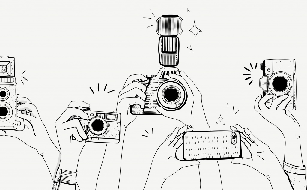 Медиаюрист Светлана Кузеванова рассказала о правилах съемки. Иллюстрация: Vectors graphics designed by Freepik (CC0).