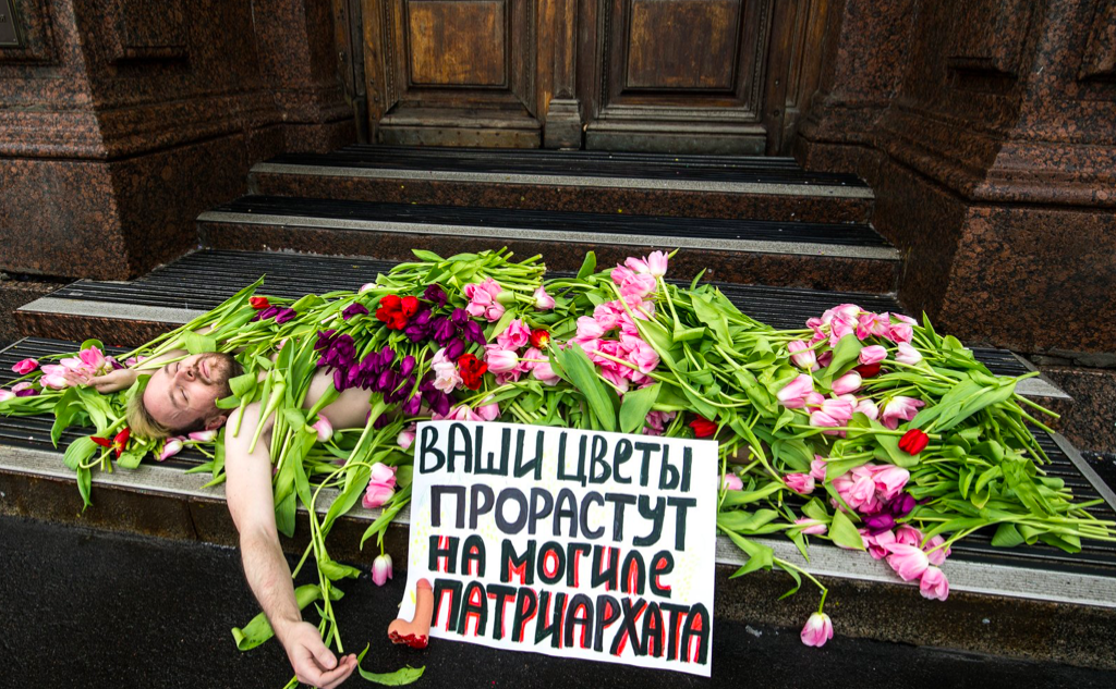 8 марта в России прошли акции и митинги. Фото: журналиста Давида Френкеля.