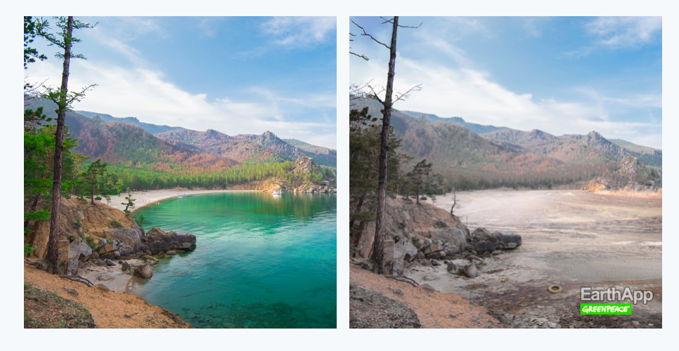 Гринпис "состарила" фото известных мест.