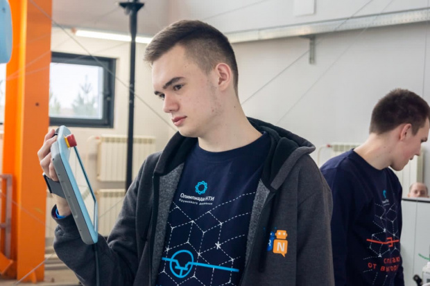 Алексей Прокофьей. Изображение: предоставлено пресс-службой Олимпиады НТИ.