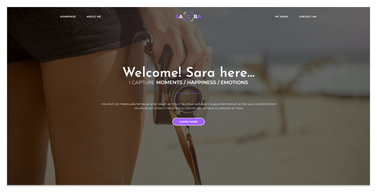 Изображение: скриншот демо-сайта на теме OceanWP