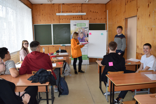 Занятия проходили в школе, в которой училась Светлана. Фото: «Нешкола».