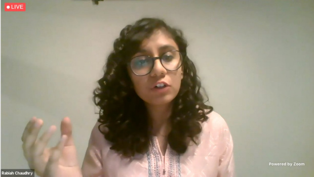 Рабиа Чаудхри, Teach For Pakistan, на конференции RightsCon.