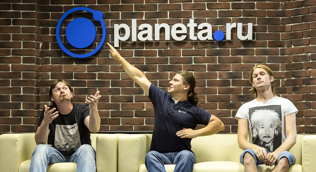 Сооснователи Planeta.ru: Василий Андрющенко, Федор Мурачковский, Макс Лакмус.