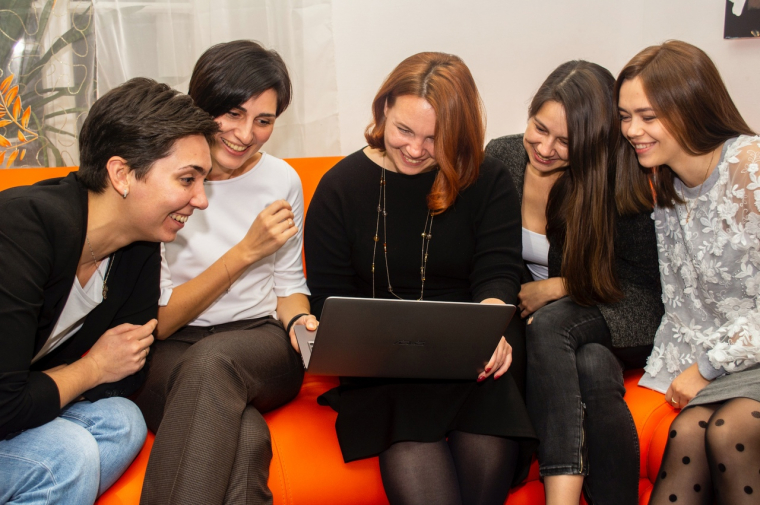 Команда «Все вместе» за работой. Фото предоставлено спикером.