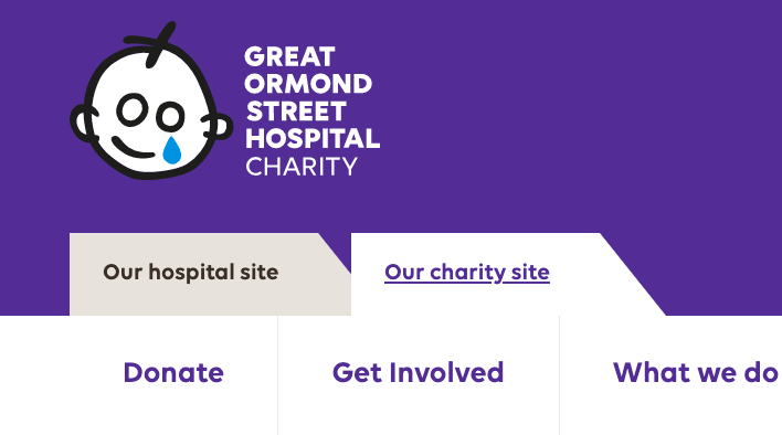 Пример разделения сайтов на одном домене фонда Gosh.