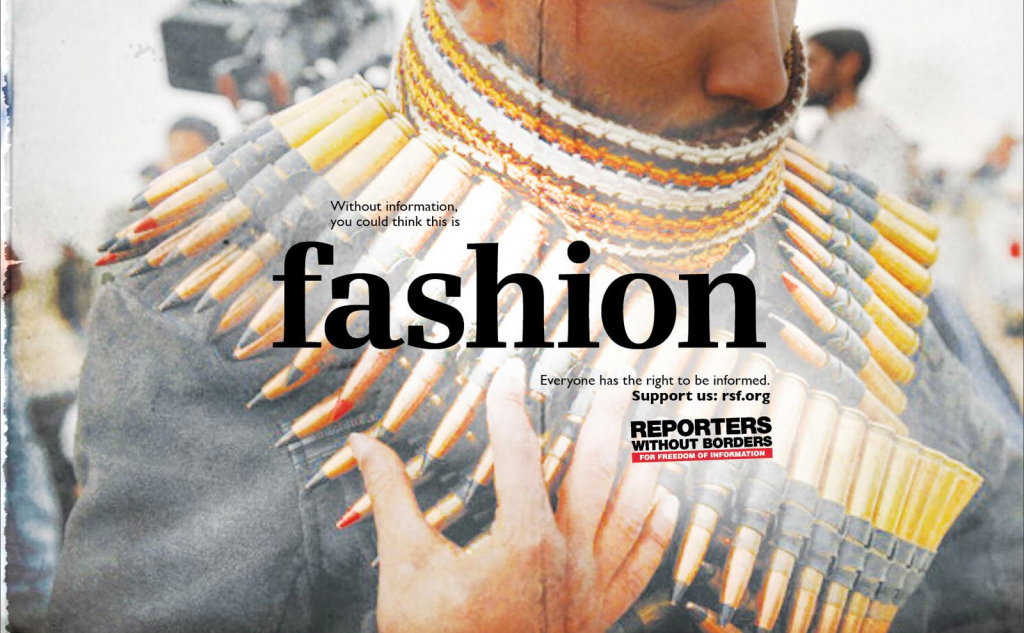 Изображение: McCann, Reporters Without Borders.