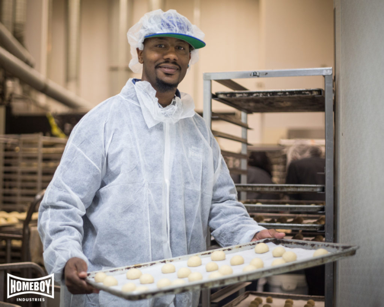 Изображение: ресторан Homeboy Industries.