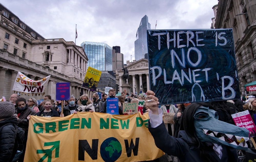 Экоактивисты на Cop26