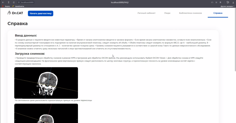 Скриншот сервиса DR-Cat.